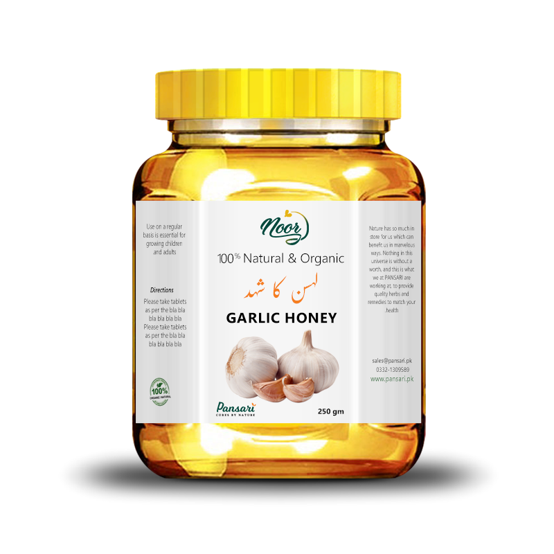 100% Pure Garlic Infused Honey (Lehsun Ka Shehad)