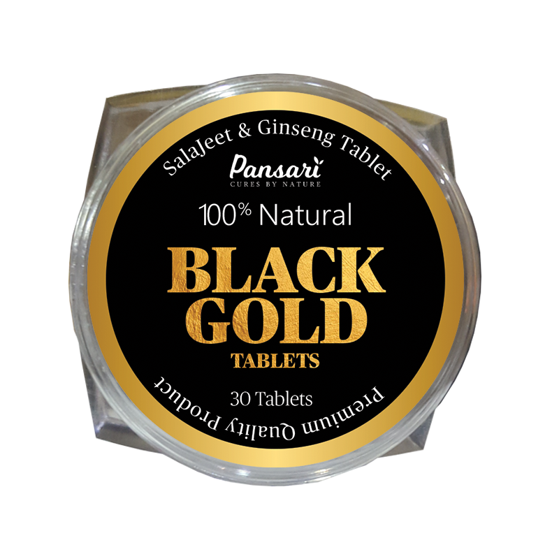 Pansari's Black Gold (Salajeet & Ginseng) Tablets