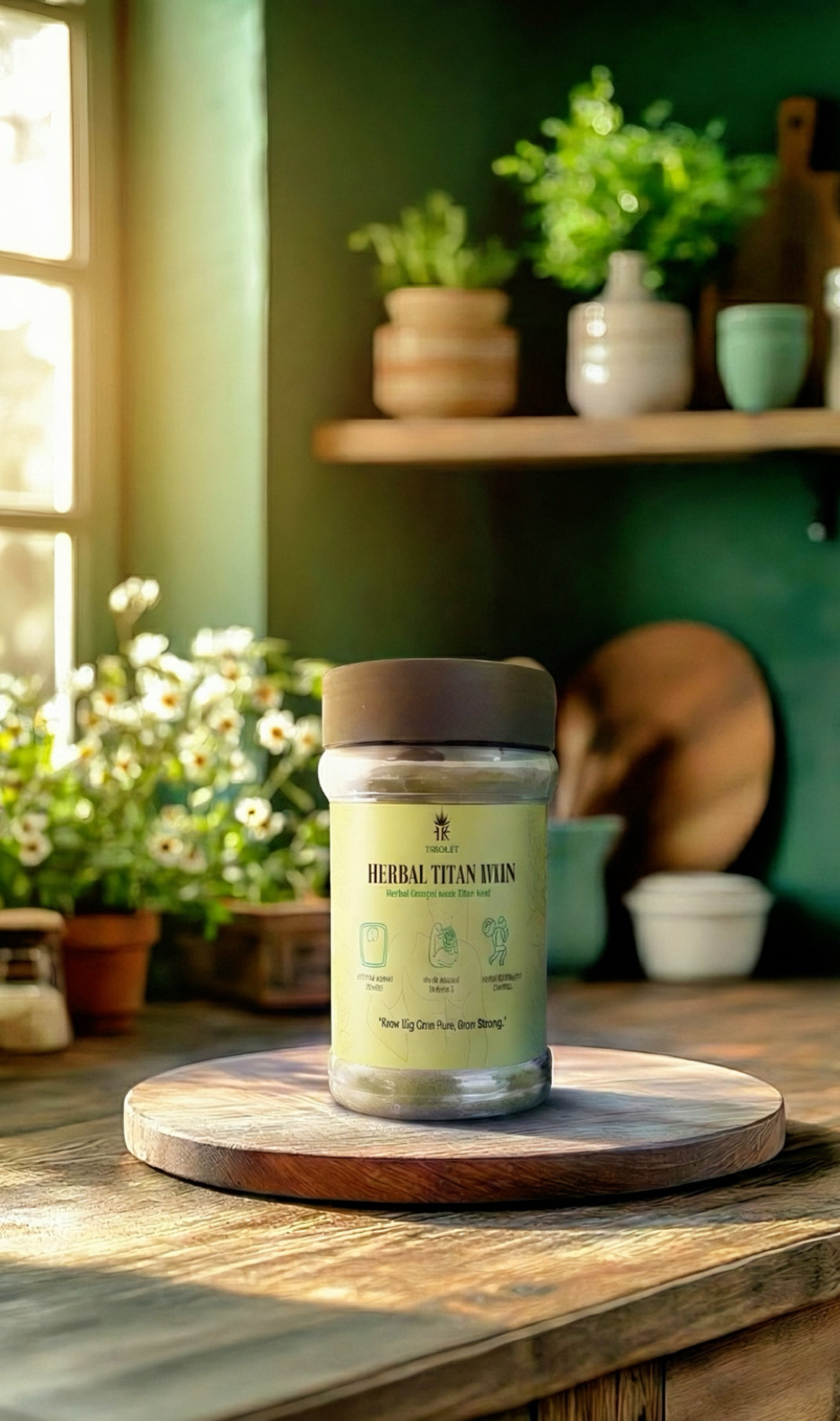 HERBAL TITAN GAIN Herbal Weight Gainer Powder