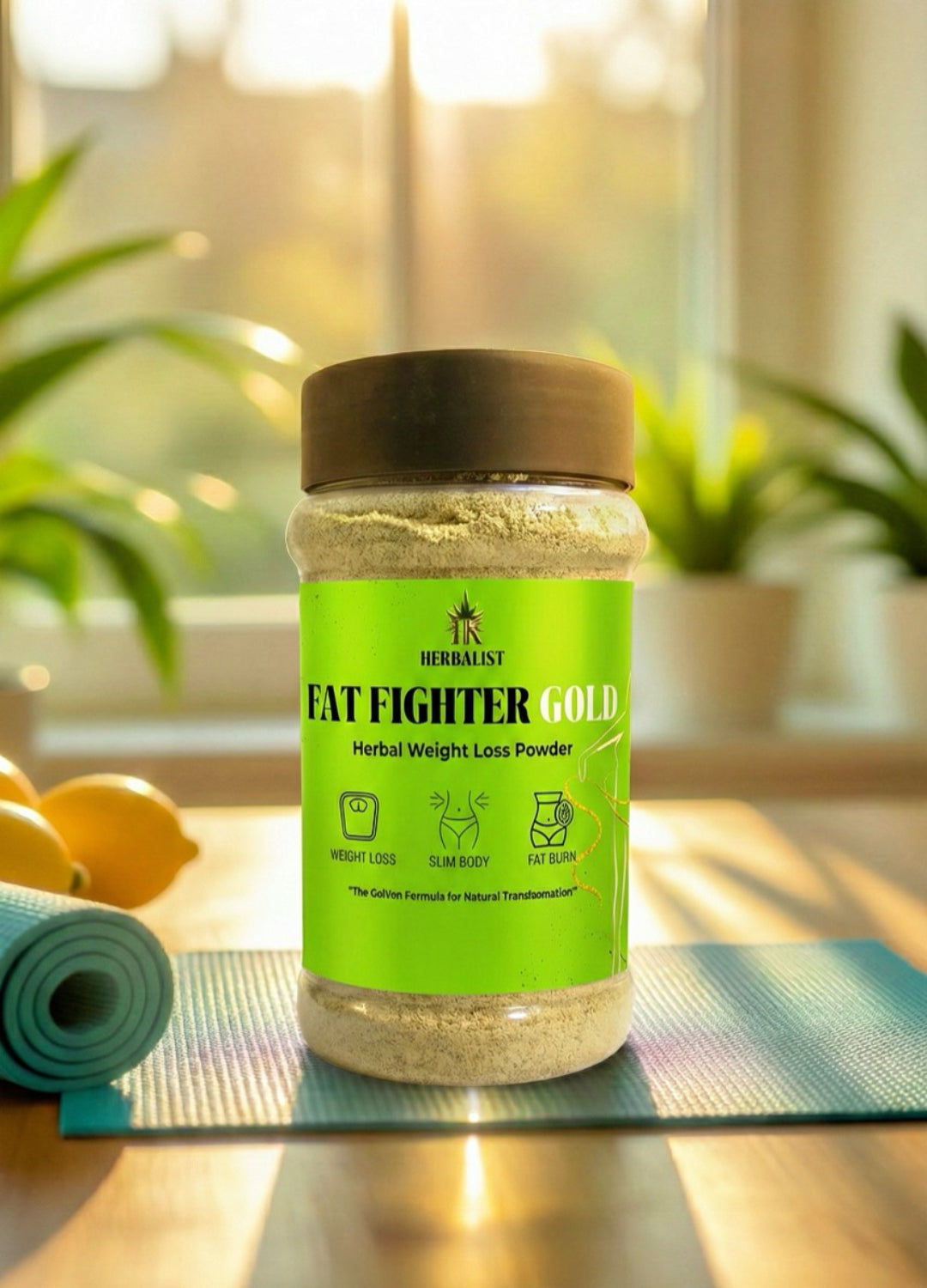 FAT FIGHTER GOLD Herbal Weight Loss Powder